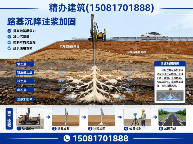 武安市邯郸注浆施工展示图